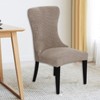Wingback Side Chair Cover Dining Chair Slipcover 2/4/6 Pack Polyester,