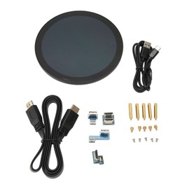 5 Inch Round Touch Display IPS 1080P 60Hz 10 Points 5V Type C Tempered Glass Round LCD Module for RasPi