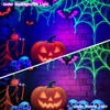 AOHMPT Glow-in-the-Dark Halloween Tapestry - UV Reactive Black Light Wall