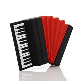 Ulticool - Accordion 16 GB USB Stick - Pen Drive - Memory Stick Data Storage - Accordion Memory Stick - Red and Black
