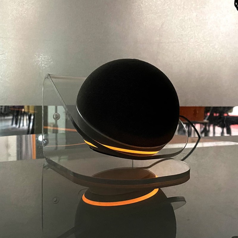 Gatuida Wall Mount Bracket for Easy Speaker Holder Transparent Design