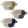 Tableware East Minoruba Au Gratin Dish Square Bi-Color Bakeware Set