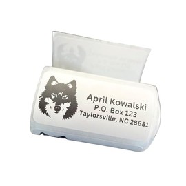Custom Stickers, Wolf Return Address Labels, Address Stickers, Several Designs, 2x1 inch labels, Several Font Choices