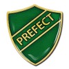 Prefect Shield Badge Lapel Pin (Green)