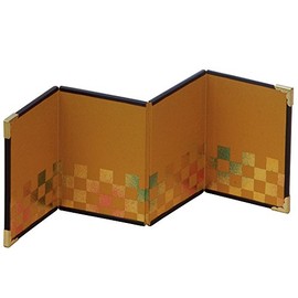 Yamasita Craft 42050720 Mini Folding Screen, Checkered, B, Made in Japan