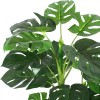 dgb18 Planta Monstera Tropical Artificial Para Decoración 75cm