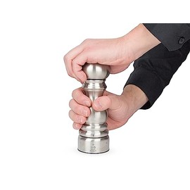 Peugeot Paris Chef u'Select - Molinillo de pimienta (acero inoxidable), Acero inoxidable, 18cm/7", 1