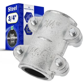 Sealing clamp made of steel, 3/4 inch for repairing steel pipes. MONTERAL