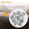 Ahvqevn 20pcs M6x25 Jack Nut Car Metal Screw Petal Nut