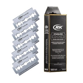 HENSON SHAVING RK Stainless Steel Razor Replacement Blades for AL13, Pack of 100
