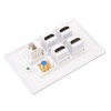 Wall Plate 6 Ports HD Multimedia Interface CAT6 TV F