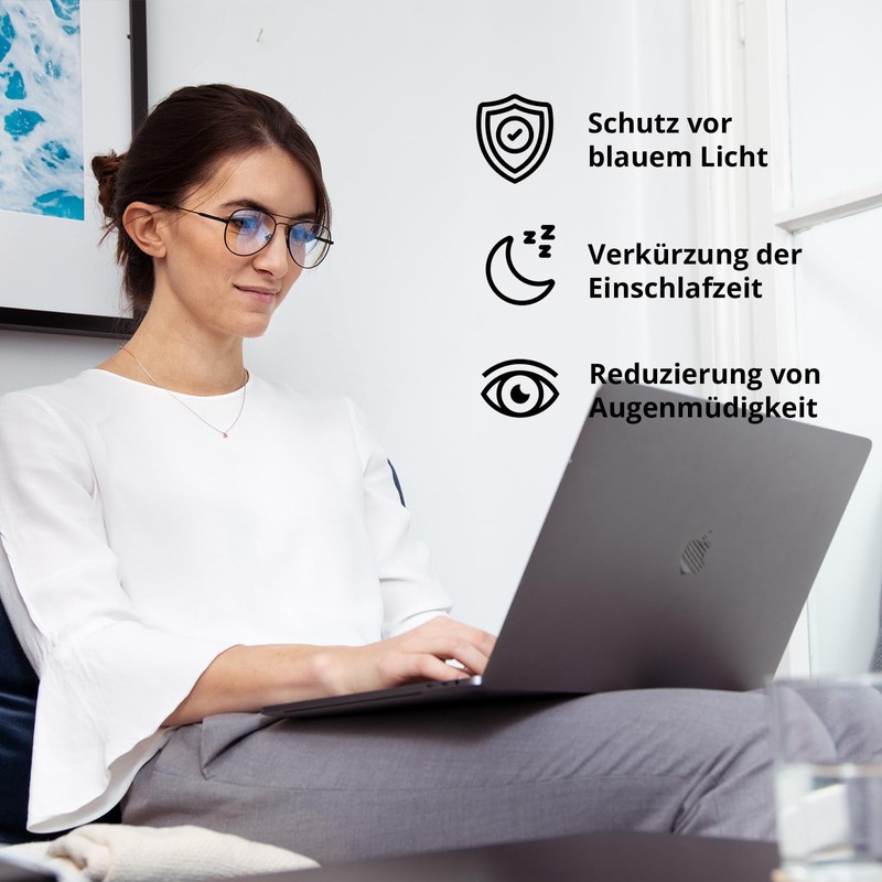 Naked Optics® Blue Light Filter Glasses for Men and Women,