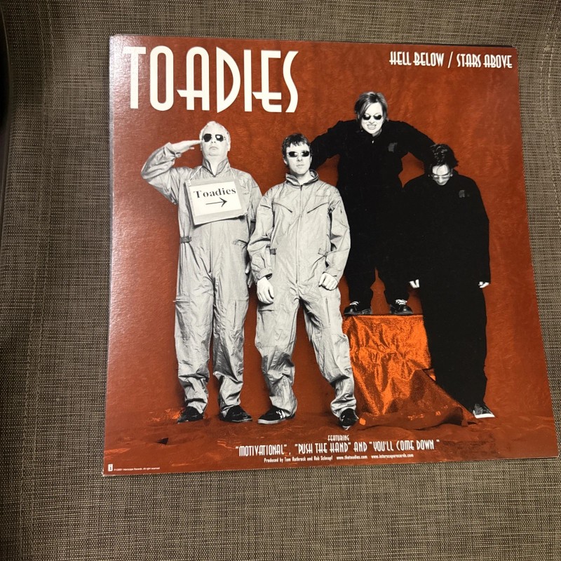 Toadies Hell Below/Stars Above 12x12 Album Cover Promo Poster DS