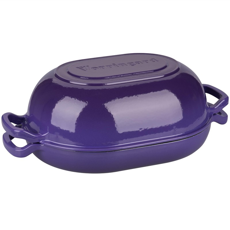 VORRINGARD Enameled Cast Iron Sourdough Bread Oven, Dutch Oven, Loaf