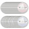 360 Degree Protractor with Swing Arm 30 Pieces, Protractor, Plastic