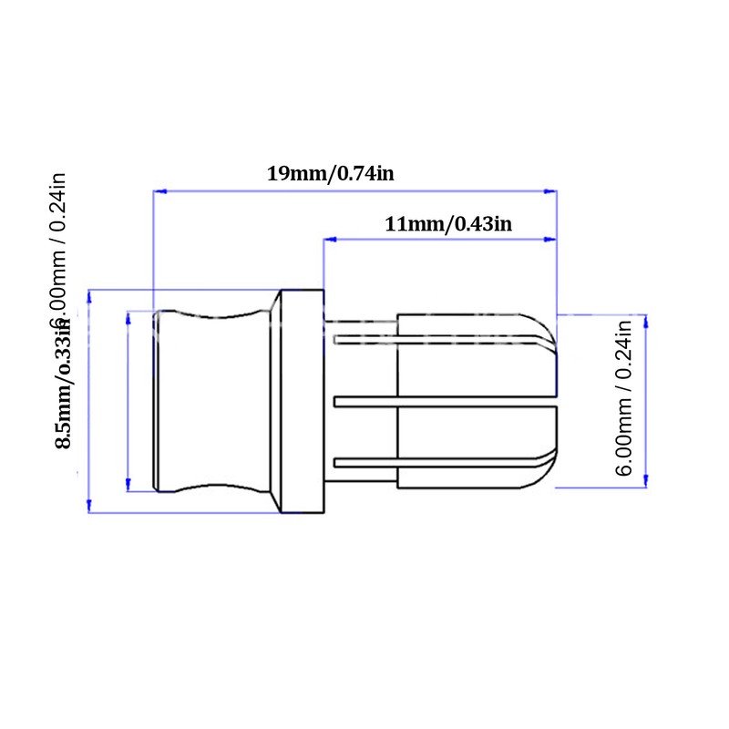 10 Sets 6mm Banana Connector Plug Copper Plating Good Transmission