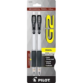 Pilot G2 Mechanical Pencils, 0.5mm HB Lead (Pack of 2)