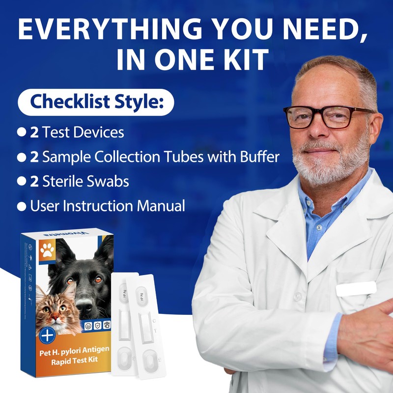 Pet H. Pylori Health Check Kit (2-Pack) – at-Home Testing