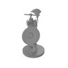 Half Orc Barbarian Axe and Shield Tabletop DND Gaming Miniature