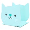 Lovely Cartoon Cat Pattern Kids Bookends Student Book Ends Metal