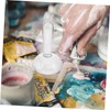 SEWACC Portable Oil Painting Grinding Pestle Glass for Watercolor Mineral