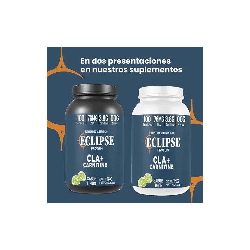 Cla Carnitina 1kg Eclipse Varios Sabores 100 Servicios