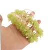 Vaguelly Large Floral Hair Claw Clip for Thick Hair with
