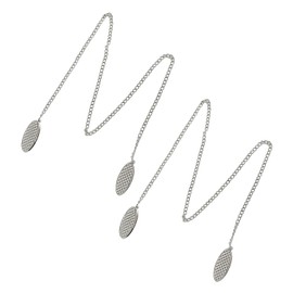 2 Pieces Napkin Holder, Napkin Holder Chain, Napkin Holder Lanyard, Napkin Holder Towel Holder, Metal Napkin Holder, Napkin Chain with Clip, Neck Napkin Chain