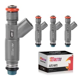 Fuel Injectors Pack of 4 Compatible with Chevy Malibu Cobalt HHR for Pontiac G5 G6 Solstice for Saturn Aura Sky lon Vue L4 2.2L 2.4L 2006 2007 2008 Replace 12606110 12 Holes