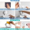 2Pcs Plastic Suction Soap Dish, 3-in-1 Bathroom Set Soap Dish,