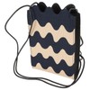 Marimekko Rocki Mini Shoulder Bag, Crossbody Lokki Pocket Bag, Dark