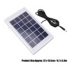 3W 6V Solar Panel High Conversion Efficiency Semi Flexible Polycrystalline