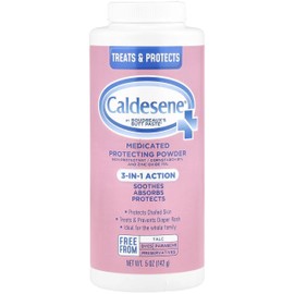 Caldesene Polvo de protección medicada con óxido de zinc y almidón de maíz, 5 oz (Paquete de 6)                                                       