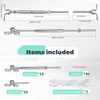 6Pairs 1/8" Cable Railing kit, Angle 180°Adjustable Deck Cable Railing