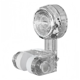 Suction Cup Shower Head Holder Wall Mount,No Drilling, Removable ,Height Angle Adjustable Handheld Shower Holder,Clear…