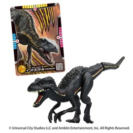 Takara Tomy Ania Jurassic World Indraptor (with Ania Battle Card) Animal Dinosaur Toy for Ages 3+