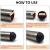 Round Plastic End Plugs, 20pcs Chair Leg End Caps Pipe