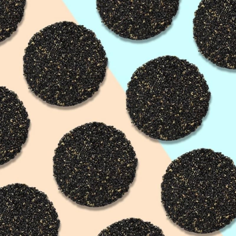 Black Sesame Walnut Biscuits, Healthy High Calcium Black Sesame Walnut