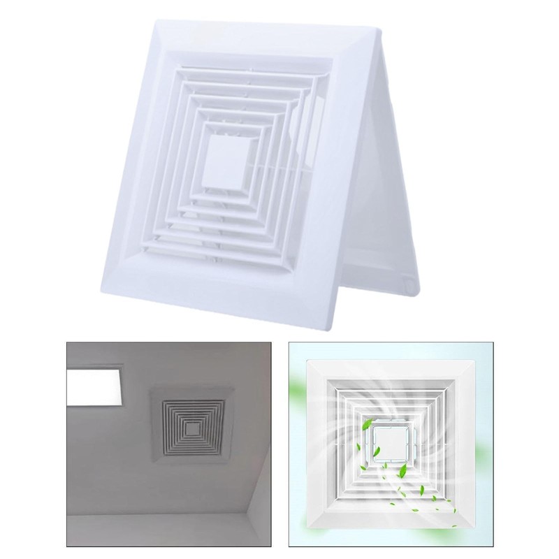 yuksok Square Air Vent Cover Replacement Grille Cover Ceiling Mount