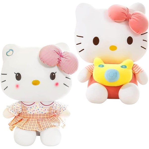 Hellokiitty Plush Toy, 2PCS Hellokiitty Plushies Plush Soft Toy Stuffed