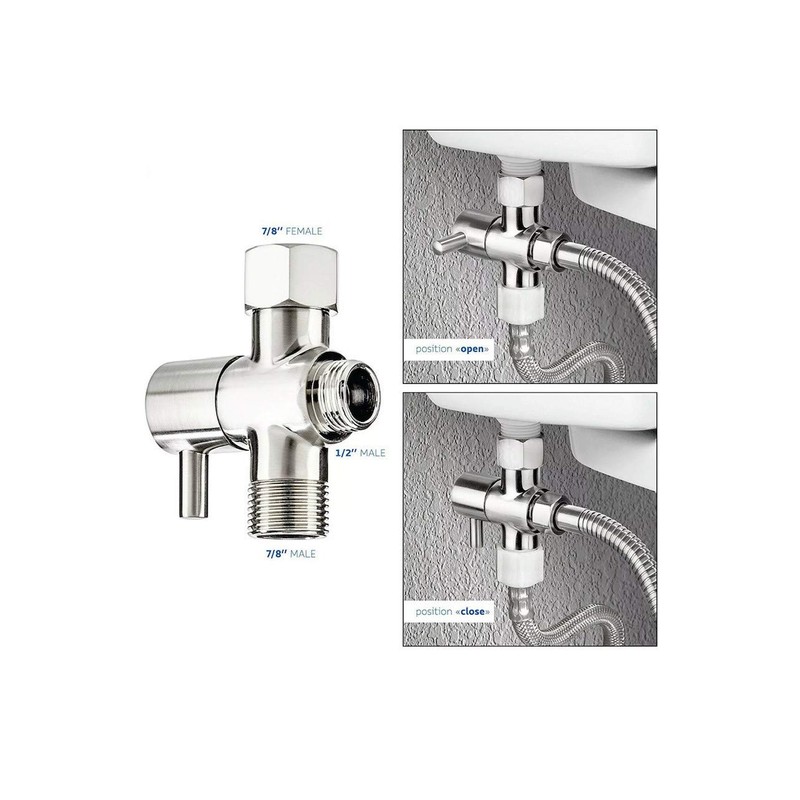 TACHI Handheld Cloth Diaper Toilet Sprayer Kit Bidet Baby Shower