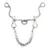 aqxreight Snaffle de Boca de Caballo de Acero Inoxidable, Duradero