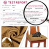 BUYUE Dining Room Chair Seat Covers Set of 4, TPU