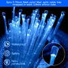 AZIMOM 50pcs 6.5ft Side Glow Fiber Optic Sensory Light for