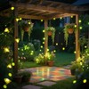 ANGMLN 2 Pack Solar Firefly Lights, 30 LED Solar Fireflies