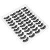 20 Pairs Makeup False Lashes Salon Long Curly Thick ThreeDimensional