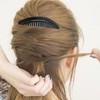 LimCryspp 12-Piece French Small Hair Comb, Plastic-Toothed Decorated Hair Clip