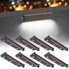 Kwinmyso 8-Packs 3W 7inch LED Hardscape Paver Lighting,12V AC/DC Low