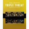 Donner X Third Man Hardware Multi-Effect Pedal, Triple Threat 3-in-1