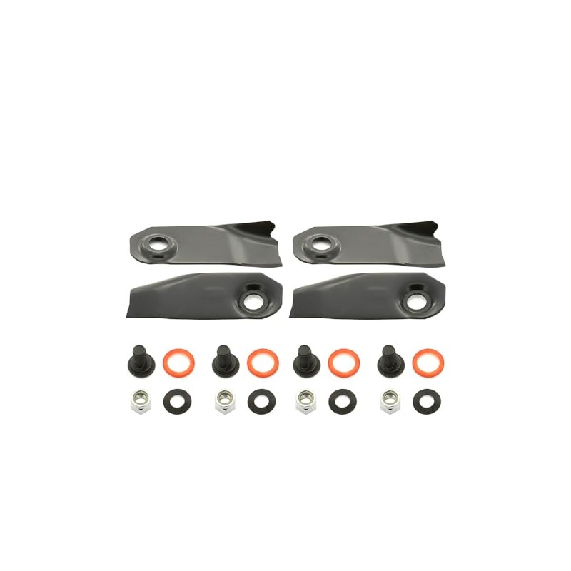 4Pcs Blades & Bolts for Victa 18 Inch Cut Lawn